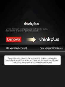 Lenovo 联想 LP19 蓝牙耳机，半入耳式，运动 HiFi 环绕音效，ENC 低延迟游戏和音乐，降噪，高清通话（带麦克风），超长电池寿命，适用于智能手机和平板电脑的无线耳塞 - 白色 - 查看 9