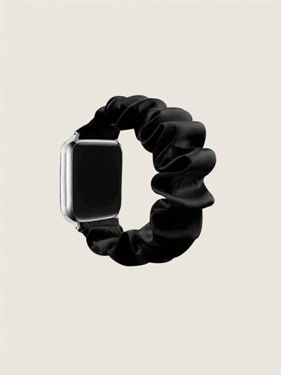 1pc Women Scrunchie Elastic Band Bracelet, Compatible With Apple Watch Band Apple Watch Strap Band Apple Watch Band Apple Watch Strap Strap Band 49mm 45mm 44mm 42mm 40mm 41mm 38mm, Compatible With Apple Watch Band Apple Watch Strap Band Apple Watch Band Apple Watch Strap Strap Series Ultra/Se/8/7/6/5/4/3/2/1