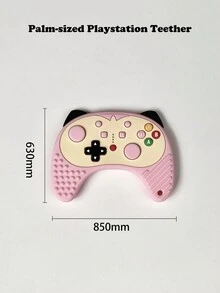 1pc Hand-Sized Silicone Game Machine Shaped Teether, Perfect Sensory Toy For Baby's Teething - Purple - View 7