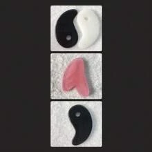1pc New Style Facial Gua Sha Board, Facial And Body Massage Tool, Random Color - Pink - View 9