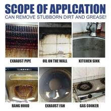 Jue-Fish Oil Foam Cleaner Kitchen Stove Range Hood Multi-Purpose Heavy Oil Foam Cleaner - Blue - View 5