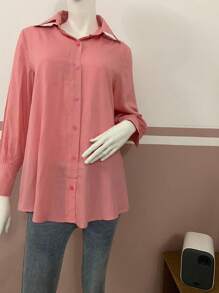Women Blouses - Rusty Rose - View 2
