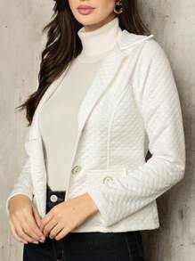 Women Jackets - 白色 - 查看 3