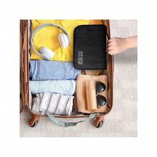 1入組可掛式旅行化妝包，1入組大容量多口袋男女化妝品包，配件旅行組織者，可裝滿尺寸的洗漱用品容器，化妝包組織者，化妝包組織者，化妝品存儲，化妝品購買者，化妝品存儲，化妝品袋裝組織者 - 黑色 - 查看 9