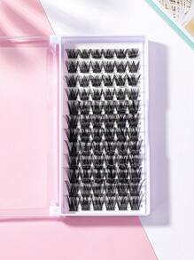 DIY Lash Extension Kit 72pcs Lash Clusters C Curling Individual Lashes Kit, 8-16mm False Eyelashes Extension At Home Lash Clusters, Eyelash Clusters, Individual Eyelashes, Lashes, Fake Lashes - D - View 2