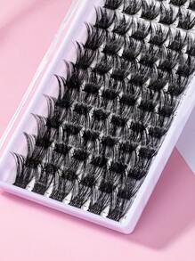 DIY Lash Extension Kit 72pcs Lash Clusters C Curling Individual Lashes Kit, 8-16mm False Eyelashes Extension At Home Lash Clusters, Eyelash Clusters, Individual Eyelashes, Lashes, Fake Lashes - D - View 3