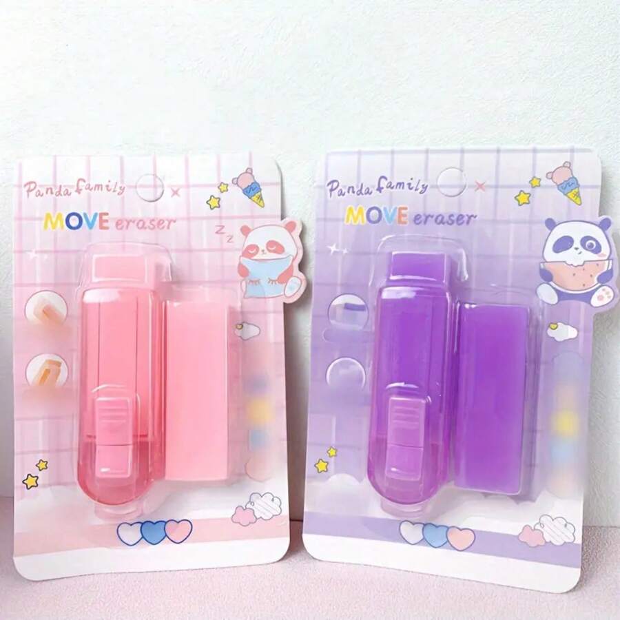 8pcs Cute Panda Hand Shaped Erasers SHEIN USA