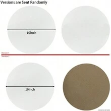10 件/套蛋糕板，10 英寸（25.4 厘米）圆形蛋糕板、蛋糕托盘、纸板蛋糕圈、防水防油蛋糕板，适用于蛋糕 DIY、甜点和工艺品展示（白色底座、随机黄色底座） - 白色 - 查看 11