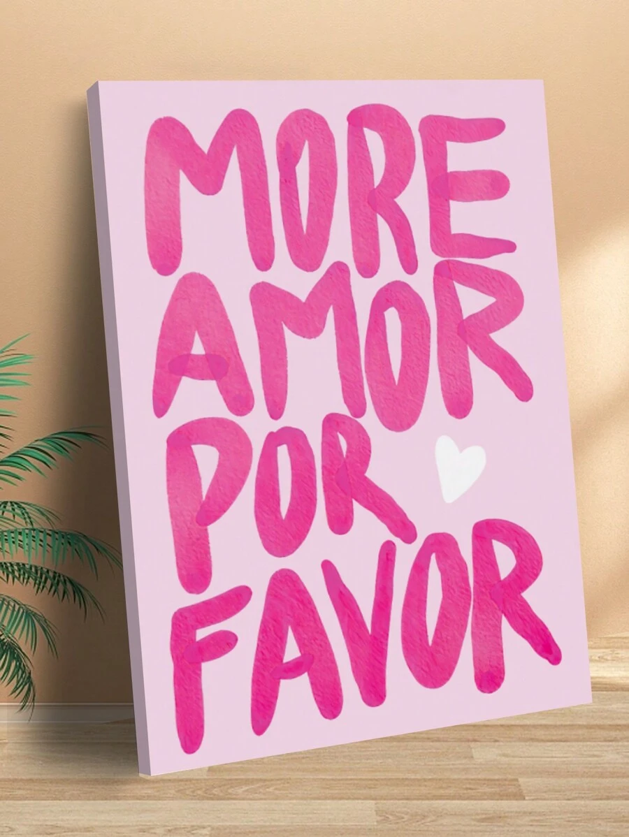 1 Miếng Lá thư In Áp phích Không có Khung Không thấm nước Dầu tranh sơn dầu Phòng khách Hoặc Phòng ngủ Treo tranh Trang trí - Nhiều màu - Xem 1