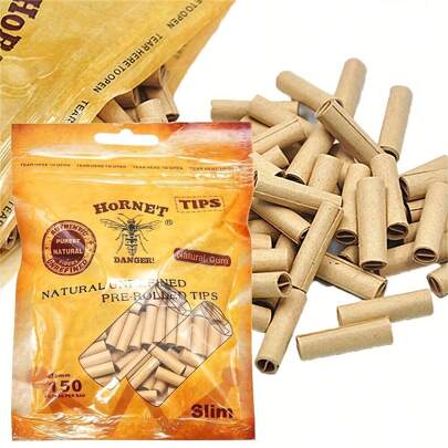 5/6/7mm Disposable Brown Filter Tips, Cigarette Rolling Papers, Back To School Supplies