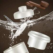 Manual Ice Shaver Machine, Household Mini Snow Cone Machine, Portable Ice Crusher, Ideal For Stall Use - White - View 5