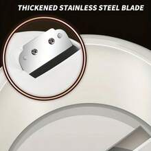 Manual Ice Shaver Machine, Household Mini Snow Cone Machine, Portable Ice Crusher, Ideal For Stall Use - White - View 6