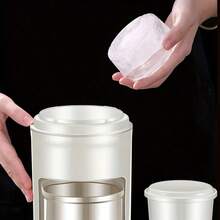 Manual Ice Shaver Machine, Household Mini Snow Cone Machine, Portable Ice Crusher, Ideal For Stall Use - White - View 4