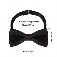 1pc Bow Tie For Kids, Suitable For Daily Wear And Performances - Multicolor - View 2