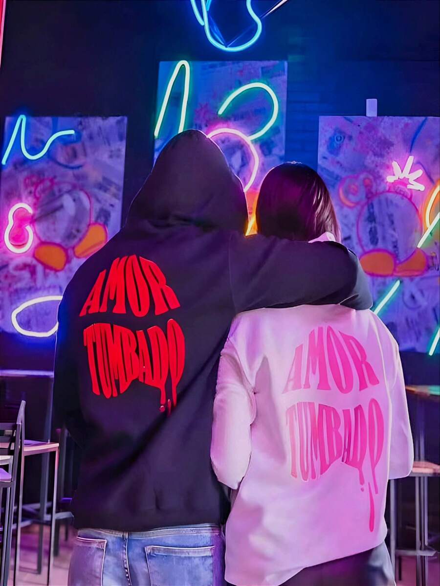 Sweatshirt For Women Or Men Design Love Lying Down Junior H Extssy Model Natanael Running Models Lying Down 1 Pc Oversize Couple Boyfriends Jacket Fashion Cano Ct Premium Quality Express Shipping - Pink - View 1