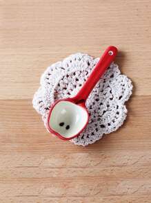 1 件陶瓷水果系列咖啡搅拌勺，景德镇釉下彩瓷牛奶果汁甜点搅拌勺，适合家庭、酒店、餐厅使用学校用品 - 彩色 - 查看 15