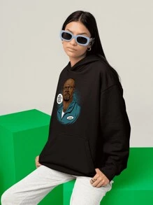 Men Sweatshirts - 黑色 - 查看 4