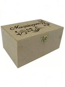 Shopping do MDF Storage And Organizer Bins - 米色 - 查看 1