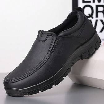 男士便鞋輕質懶人鞋，適合休閒和商務穿著，平底駕車和步行鞋款