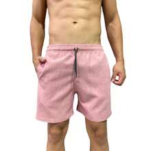 Men Shorts - 乾枯玫瑰色 - 查看 2