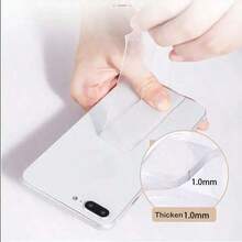 1入組透明奈米膠帶: 可重複使用、可清洗、可拆卸萬用盤膠粘劑 - 透明 - 查看 3