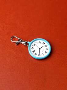 Clear Big Number Wholesale Exam Dedicated Pocket Watch/Small Hanging Watch, For Children/Students, With Key Chain - Blue - View 4