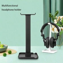 1/2pcs Creative Desktop Headset Hanger & Holder For Computer, White
