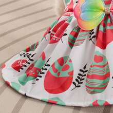 Easter Breathable & Comfortable Dog Dress For Teddy Bear, Pomeranian (With Easter Egg Design), Spring/Summer - Multicolor - View 4