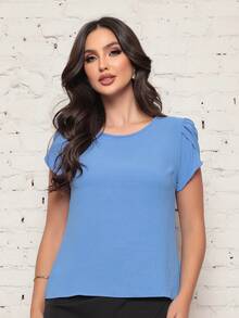 Women T-Shirts - Màu xanh lam - Xem 2