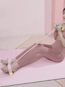 peipo 1 件瑜伽阻力带健身配件 - 粉色 - 查看 8