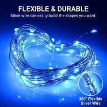 JMEXSUSS 2 Pack 100 LED White Fairy Lights Battery Operated, 33ft Twinkle Lights With Remote, 8 Mode White Christmas String Lights For Bedroom Ceiling Centerpiece Tree Indoor Decor