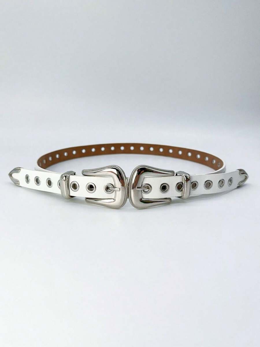 Fahion 女士腰帶 Street 女士夏季禮物 - 白色 - 查看 1