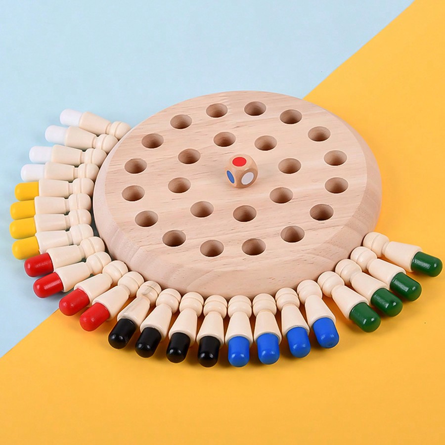 Jeu D'Ã©checs Memory Matchstick En Bois: Un Jeu De Logique Ã‰ducatif Et Casse-tÃªte