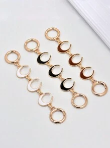 Cadena Extensora De Bolsa, Extensor De Correa De Billetera, Extensor De Correa De Bolso De Mano, Cadena De Extensión De Accesorio De Reemplazo Para Bolso - Blanco - Ver 9