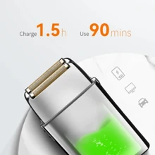 Kemei Komei Electric Barber Shaver Exquisite Three Piece Set KM-K32/KM-I32/KM-TX5 Three Piece Set With Strong Power - Silver - View 4