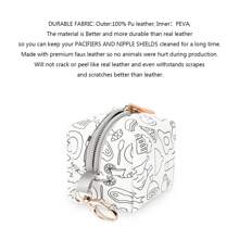 Waterproof Pu Pacifier Case With Hook For Stroller And Diaper Bag - Line Body - View 6