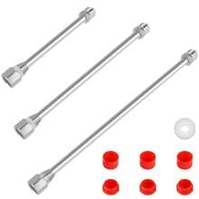 3Pcs Paint Sprayer Extension Rod 20/30/38cm Aluminum Airless Paint Sprayer Tip Extension Wand Durable Paint Sprayer Tool Extension Pole For Most Airless Paint Sprayers - Silver - View 7