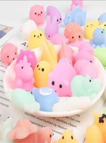 16 Kawaii , Mochi Squishy Đồ Chơi Cho bữa tiệc , Mini Giảm bớt căng thẳng Đồ Chơi Đối với Tiệc Giáng sinh , Phòng học , Quà sinh nhật , Cái túi - Nhiều màu - Xem 4