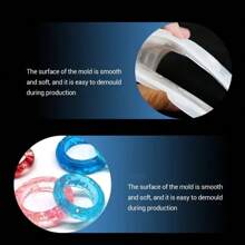 树脂戒指、耳环、吊坠和工艺硅胶模具套装、环氧树脂模具、DIY 珠宝制作工具