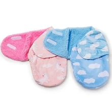 Baby Swaddling Blankets - 粉色獨角獸襁褓 - 查看 5