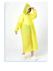 1件加厚且可重複使用的雨衣套裝,輕便成人雨衣男女適用,適合35-100公斤體重 - 灰色 - 查看 3