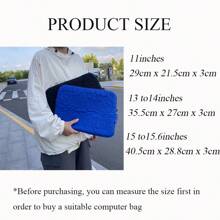 1個創意字母極簡風筆記本ipad平板內置收納袋11, 13, 15英寸防摔減震 - 彩色 - 查看 11