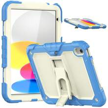 Funda compatible con iPad de 6.a/5.a generación, compatible con funda iPad Air 2, compatible con funda iPad Pro 9.7: con soporte - Azul claro - azul claro - Ver 5