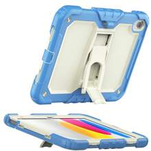 Funda compatible con iPad de 6.a/5.a generación, compatible con funda iPad Air 2, compatible con funda iPad Pro 9.7: con soporte - Azul claro - azul claro - Ver 8