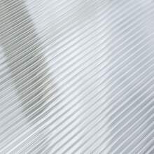 Pensilina Tettoia da Esterno 100x75cm in Policarbonato per Balcone Porte e Finestre Resistente ai Raggi UV, Argento - Tagli Unica - Visualizzare 6