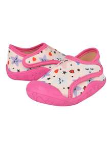 Tenis meia infantil menina Calce facil confortavel - Rosa Bebê - Visão 3