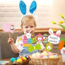 28pcs/Set Baby Kids Festival Commemoration Photo Booth Props Themes Party Funny Photography Props - Multicolor - View 2