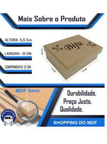 Shopping do MDF Storage And Organizer Bins - Màu be - Xem 4