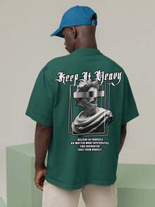 Men T-Shirts - 軍綠色 - 查看 1