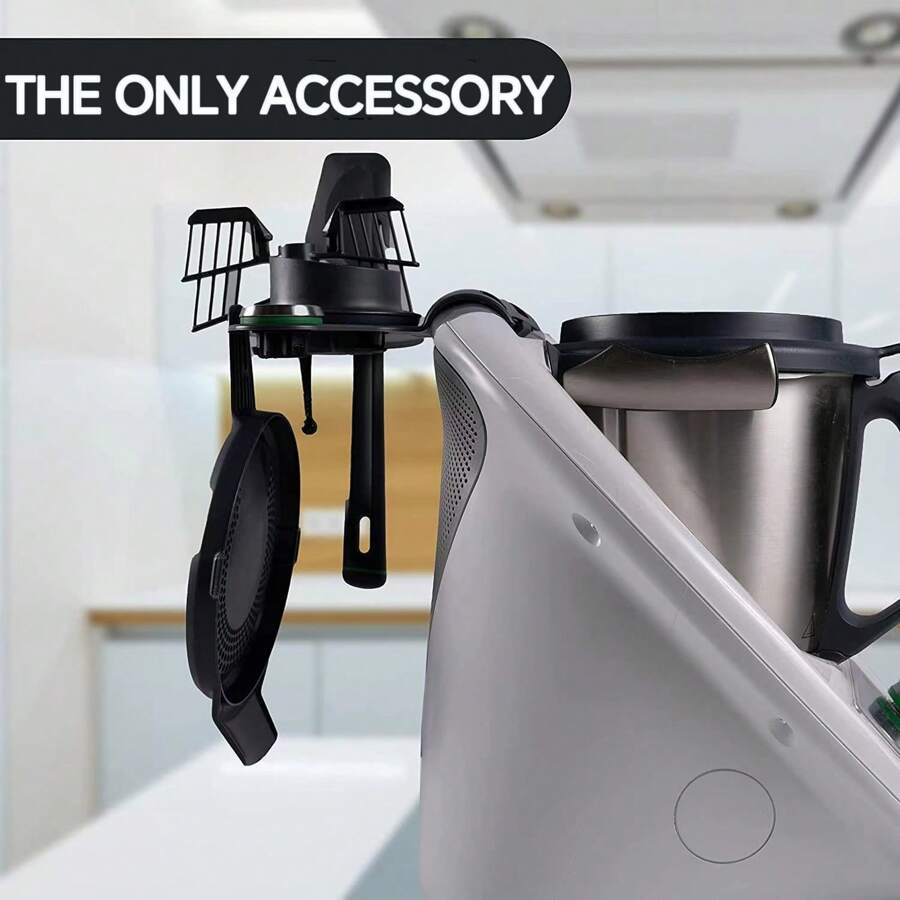 1個廚房儲物架,適用於tm5 Tm6 Vorwerk Thermomix附件之食品加工器配件 - 白色 - 查看 1